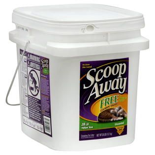 Scoop Away Clumping Cat Litter, Unscented, Value Size, 28 lb (12.7 kg