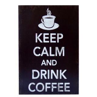 Cheungs Keep Calm & Drink Coffee Textual Art