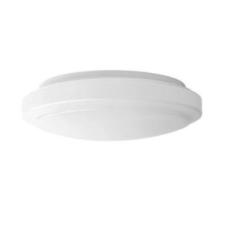 Hampton Bay 12 in. 1 Light Bright White LED Round Ceiling Flushmount Light 54074341