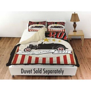 Thumbprintz Vintage Hotrod Standard Sham, 30" x 22"