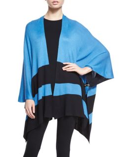 Belford Reversible Striped Poncho