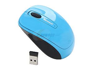 Microsoft L2 Mobile Mouse 3500 GMF 00273 Cyan Blue  Mouse