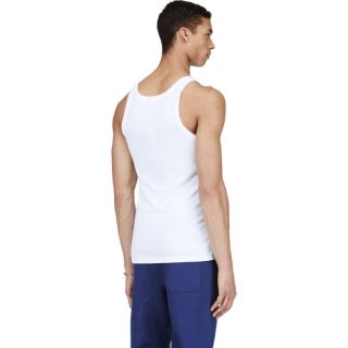 Diesel White Umtk Bale Tank Top