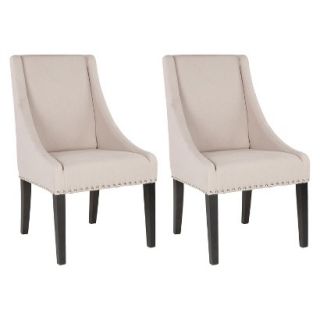 Safavieh Brittania Swoop Dining Chair   Set of 2