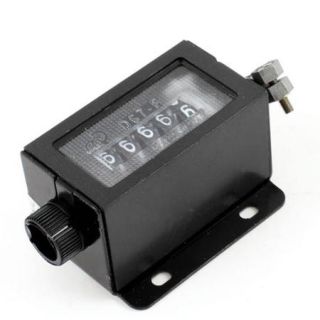 Mini Mechanical 5 Digit Number Arithmometer Hand Tally Counter Black