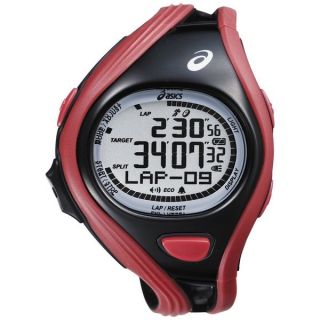 Asics Mens Challenge CQAR0404 Red Polyurethane Quartz Watch with