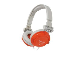 Panasonic RP DJS400 D 3.5mm Connector Supra aural DJ Street Style Headphone (Orange)