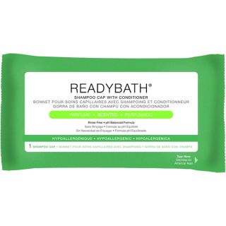 Medline ReadyBath Rinse Free Shampoo and Conditioning Caps Scented