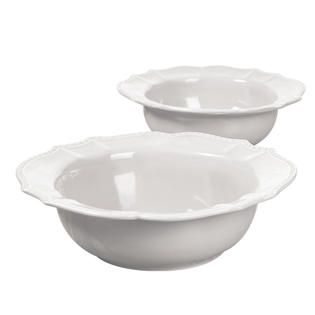 Tabletops Unlimited Le Provence Set of 2 Serving Bowls   Home   Dining