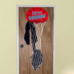 Over the Door Dunk Your Laundry Hamper Basketball   Home   Storage