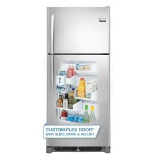 Frigidaire Gallery Gallery 20.5 cu. ft. Top Freezer Refrigerator in Smudge Proof Stainless Steel, ENERGY STAR FGHI2164QF