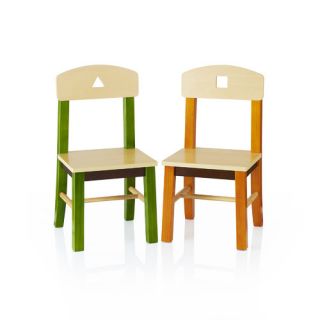 Guidecraft See and Store Kids 3 Piece Rectangle Table and Chair Set