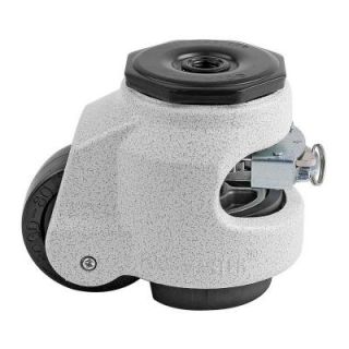 Foot Master 2 1/2 in. Nylon Wheel Standard Stem Ratcheting Leveling Caster with Load Rating 1100 lbs. GDR 80S 1/2