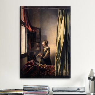 Girl Reading a Letter at an Open Window by Johannes Vermeer Painting