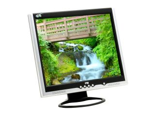 FujiPLUS FP 988D Silver Black 19" LCD Monitor