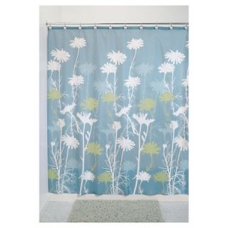 Daizy Shower Curtain   Blue/Sage, 72 x 84