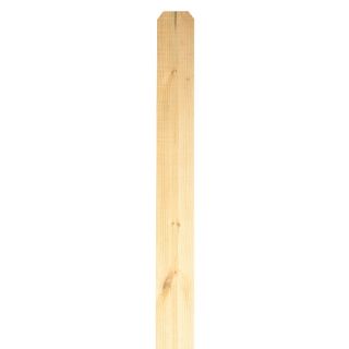Pressure Treated Wood Pressure Treated Pine Fence Picket (Common 7/16 in x 4 in x 6 ft; Actual 0.44 in x 4 in x 6 ft)