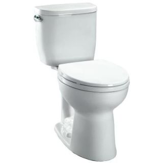 Toto Entrada 2 piece 1.28 GPF Round Toilet in Cotton CST243EF 01