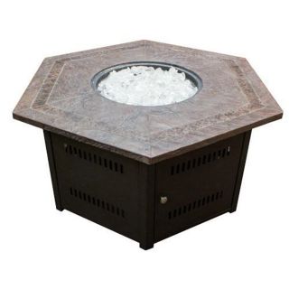 Buyers Choice Phat Tommy Propane/Butane Fire Pit with Faux Stone Top