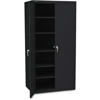 HON Assembled Storage Cabinet, 36w x 24 1/4d x 71 3/4h, 5 Adjustable Shelves with Locking System