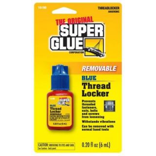 Super Glue 6 ml Blue Removable Thread Locker (12 Pack) 15190