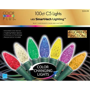 Color Switch Plus Christmas C5 Light Set with 49 Lighting Functions