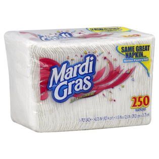 Mardi Gras Napkins, 1 Ply, 250 napkins   Food & Grocery   Paper Goods