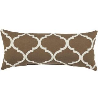 Home Decorators Collection Landview Taupe Long Outdoor Lumbar Pillow 2288510830