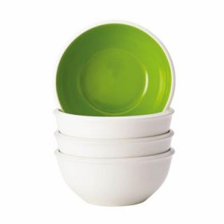 Rachael Ray Dinnerware Rise 4 Piece Stoneware Cereal Bowl Set in Green 58733