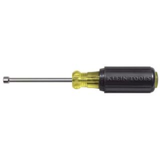 Klein Tools 3/16 in. Cushion Grip Hollow Shank Nut Driver   3 in. Shank 630 3/16