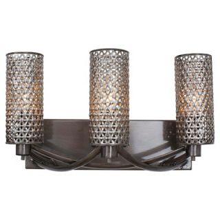 Casablanca 3 Light Bath Fixture   Steel