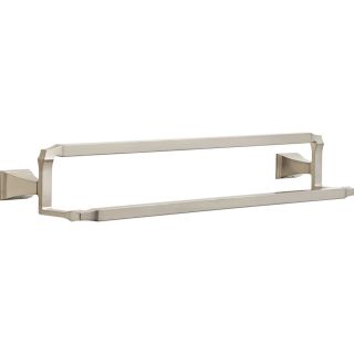 Delta Dryden Stainless Double Towel Bar (Common 24 in; Actual 26.156 in)