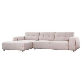 ZUO Linkoping Fabric Right Hand Facing Sectional in Wheat 900614