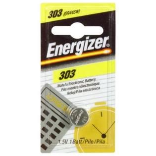 Energizer  Watch/Electronic Battery, 1.55 Volt, 303, 1 battery