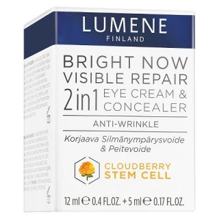 LUMENE Bright Now Visible Repair 2in1 Eye Cream & Concealer 12+5ML
