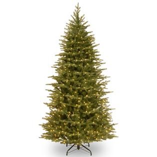 National Tree Company 7.5 ft. Nordic Spruce Slim Tree with Clear