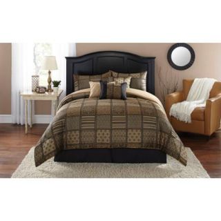 Mainstays Hayden 7 Piece Bedding Comforter Set