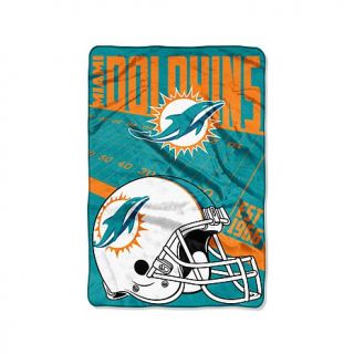 Officially Licensed NFL 62" x 90" Micro Raschel Throw   Dolphins   7767043