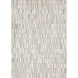 Outback Beige/Light Gray Solid Area Rug
