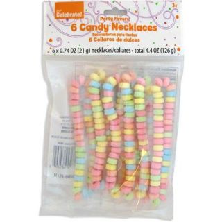 Candy Necklaces, 6 Pack