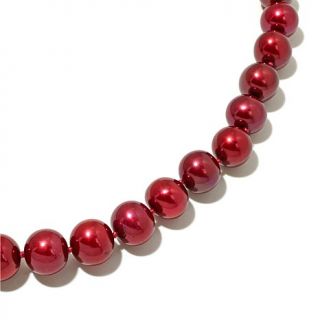 Colleen Lopez "Strawberry Wine" Cranberry Cultured Freshwater Pearl Sterling Si   8045614
