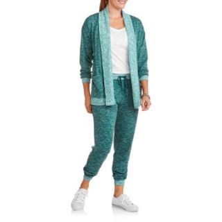 NYC Alliance Women's French Terry Cardigan Set with Jogger
