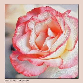 Graham & Brown Pink Petal Rose with Glitter Photographic Print on