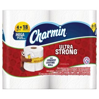 Charmin Ultra Strong Bathroom Tissue 4 Mega Plus Rolls