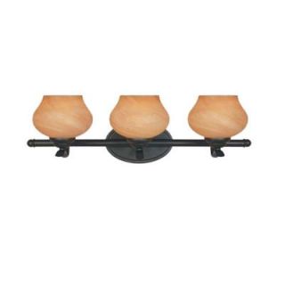 Designers Fountain Cairo Collection 3 Light Burnished Bronze Wall Vanity HC0937