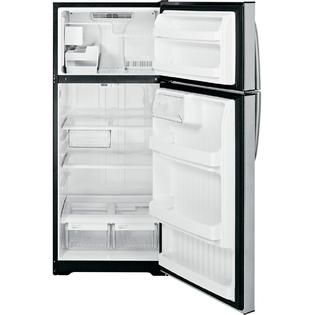 GE  18.1 cu. ft. Top Freezer Refrigerator w/ Ice Maker   Stainless