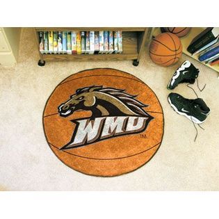 Fanmats Western Michigan Basketball Rugs 29 diameter