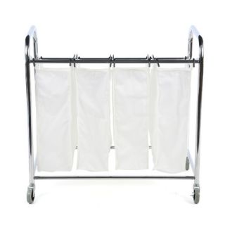 Whitmor, Inc Canvas 4 Section Laundry Sorter