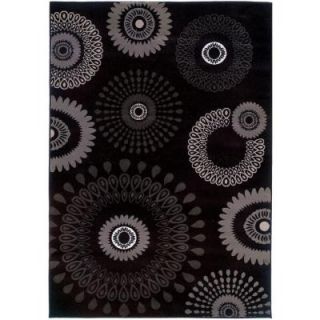 LR Resources Contemporary Charcoal 1 ft. 10 in. x 7 ft. 1 in. Plush Indoor Area Rug ADANA80912CHA1A71