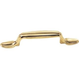 Laurey Co. 3" Polished Brass Pull 55437